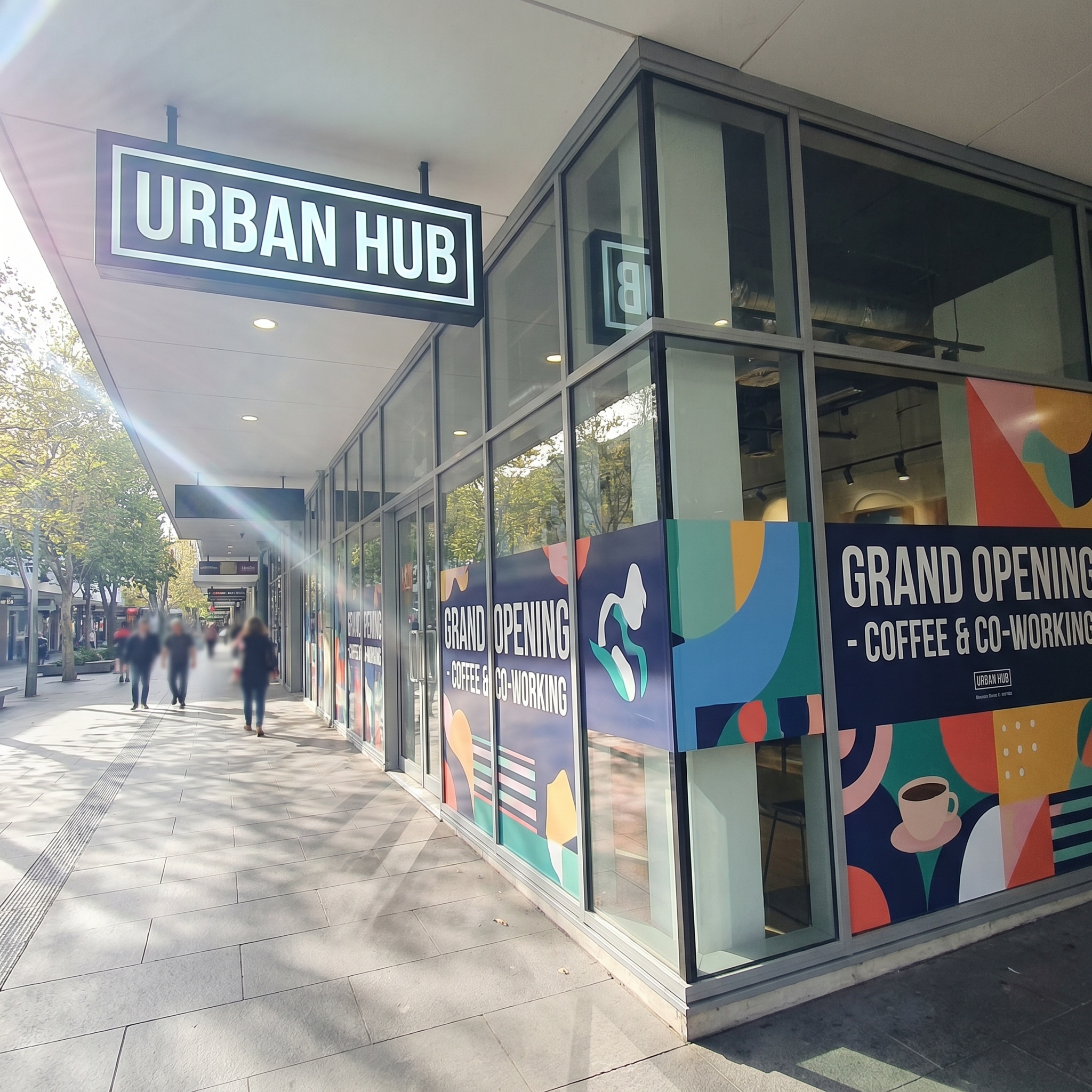 Urban Hub — escaparate de apertura